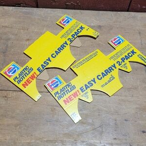 PAIR of Rare Pepsi Cola 2 Pack Two Liter Carriers Bundle Lot